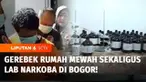 Polisi menggerebek laboratorium narkotika yang berada di kawasan perumahan elit di Kabupaten Bogor, Jawa Barat, pada Rabu dini hari. Polisi menyita barang bukti narkoba jenis tembakau sintetis sebanyak 1 ton dan menangkap dua orang.