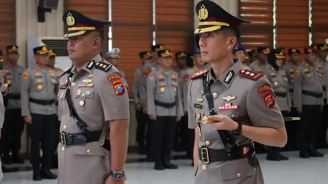 Serah Terima Jabatan Kapolres Cilegon. (Senin, 08/07/2024). (Polda Banten).