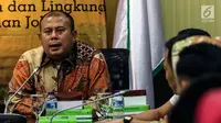 Ketua F-PKB Cucun Ahmad Syamsurizal saat menjadi narasumber pada diskusi publik dan launching FGD F-PKB di Kompleks Parlemen, Jakarta, Selasa (16/7/2019). FGD tersebut sebagai rangkaian acara HUT PKB. (Liputan6.com/JohanTallo)
