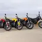 Lineup Zero Motorcycles.