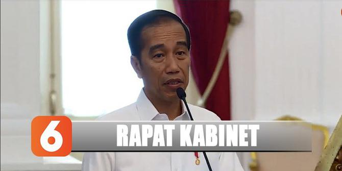 Kala Jokowi Minta Menteri Kabinet Indonesia Maju Sejalan dengan Visi-Misi Presiden