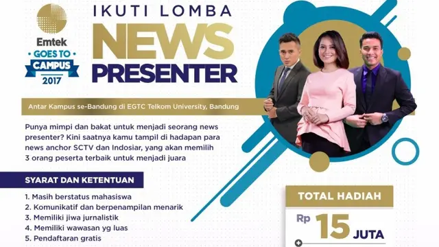 Ikuti EMTEK Goes to Campus 2017 di Bandung