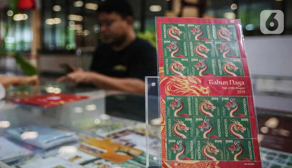 Prangko tersebut dijual mulai dari harga Rp.20.000 - Rp.63.000. (Liputan6.com/Angga Yuniar)