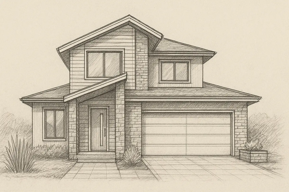 7 ⁠Gambar Sketsa Rumah Ukuran 10x20