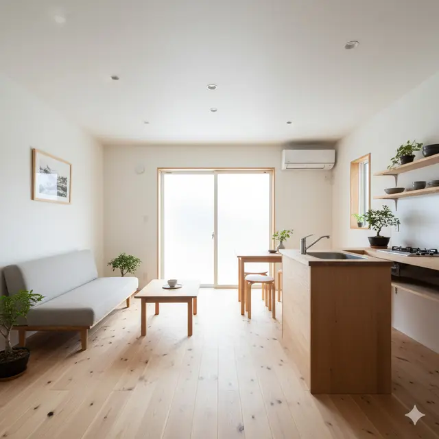 Model Rumah Mungil Ala Jepang Budget Minim (Image by Gemini AI)