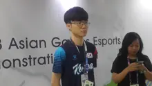 Lee Sang-hyeok (kiri) alias Faker, atlet e-sports handal Korea Selatan di nomor League of Legends.