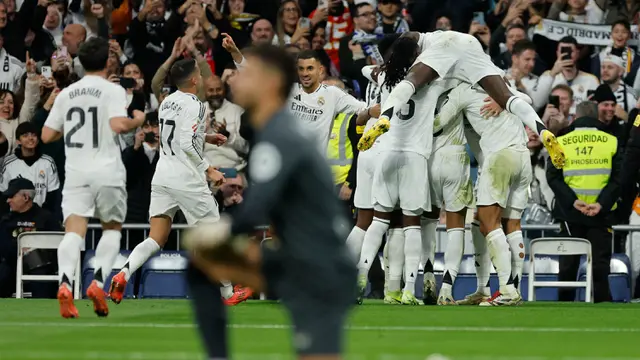 Bungkam Sevilla, Real Madrid Geser Posisi Barcelona