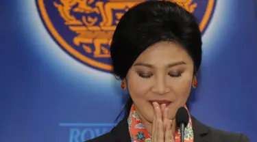 Perdana Menteri (PM) Yingluck Shinawatra dilengserkan lewat keputusan Mahkamah Konstitusi (MK),(7/5/14), (REUTERS/Chaiwat Subprasom)