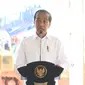 Presiden Jokowi dalam Seremoni Implementasi Tahap Kedua Industri Baterai Listrik Terintegrasi di KIT Batang, Rabu (8/6/2022).