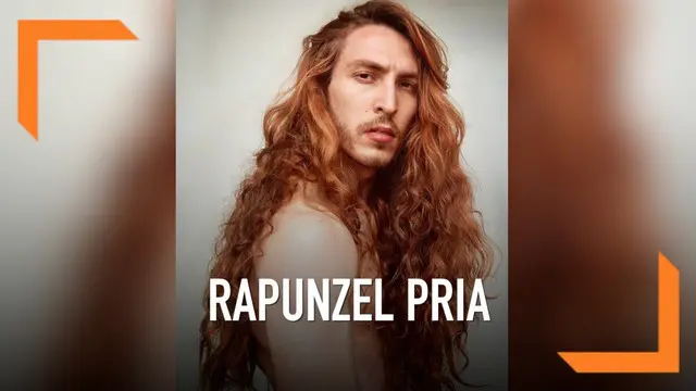 Seorang pria asal Brasil mendadak terkenal karena memiliki rambut yang panjang. Rambutnya yang ikal dan bewarna merah menyerupai tokoh kartun bernama Rapunzel.