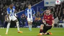 <p>Gol yang ditunggu akhirnya tercipta pada menit ke-90+9 melalui tendangan penalti Alexis Mac Allister. (AP Photo/Kirsty Wigglesworth)</p>