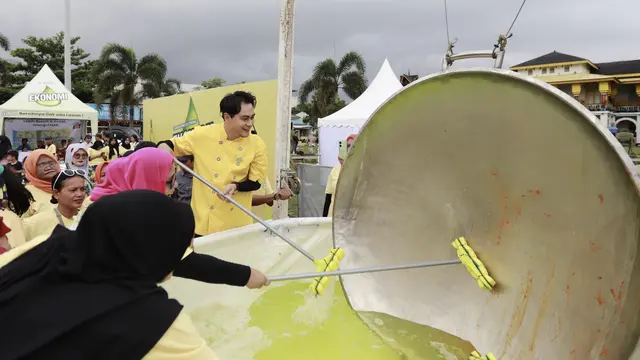 Chef Steby Rafael menghadiri program off-air Mabar Kuali Nusantara di Medan Sumatra Utara, akhir September 2024. (Foto: Dok Istimewa)