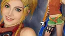Penampilan AlysonTabbitha saat mengenakan kostum dan make up cosplay Rikku dalam sebuah Film Final Fantasy X. (Instagram / AlysonTabbitha)