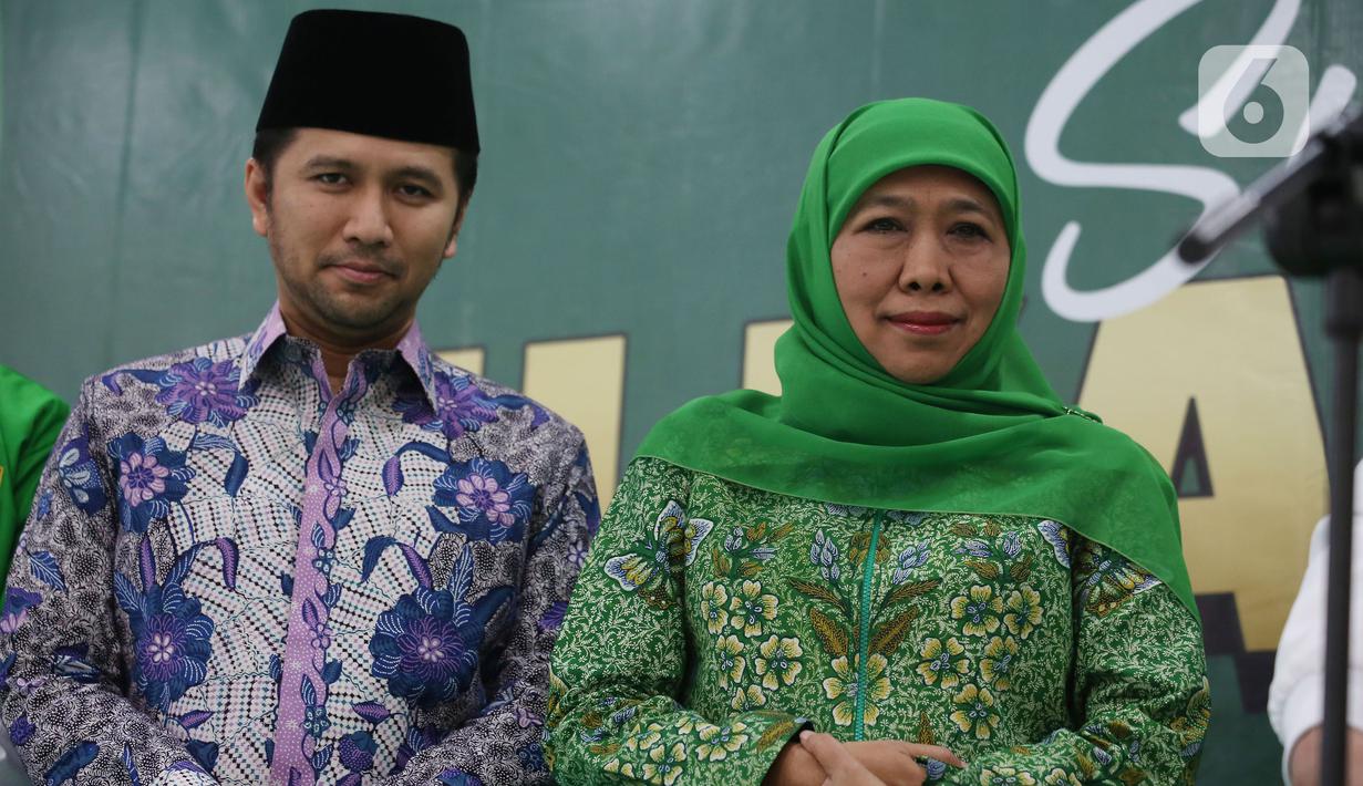 Plt Ketua Umum PPP, M Mardiono pun meminta kepada seluruh kader PPP untuk membantu Khofifah-Emil dalam Pemilihan Gubernur Jawa Timur 2024. (Liputan6.com/Angga Yuniar)