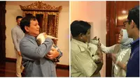 Potret Kedekatan Antara Prabowo dengan Bobby Si Kucing Kesayangan (sumber; Twitter/@BNGPY)