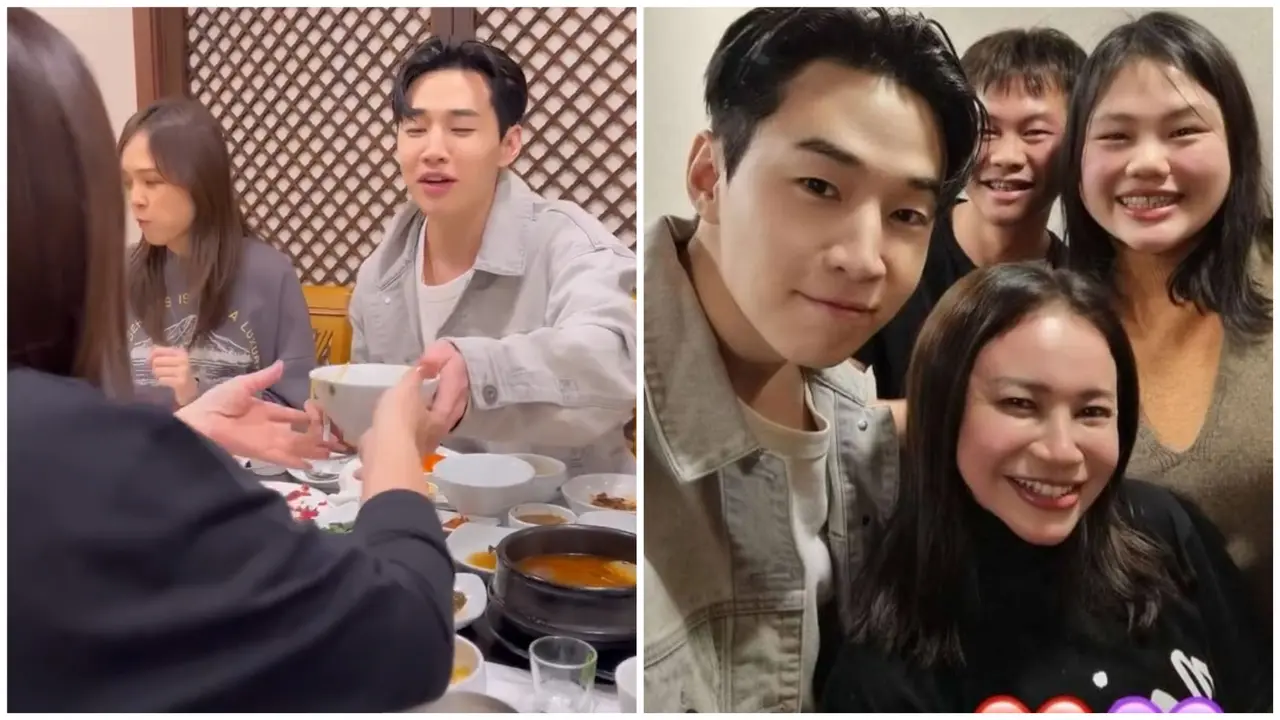 Rossa jumpa Henry Lau di Korea (Foto Instagram itsrossa910)