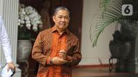 Anis Matta. Seorang politikus Indonesia yang saat ini sedang menjabat sebagai Ketua Umum Partai Gelombang Rakyat Indonesia sejak 2019. Sebelumnya, Anis adalah Presiden Partai Keadilan Sejahtera dari 2013 hingga 2015 dan Wakil Ketua DPR RI Bidang Ekonomi dan Keuangan dari 2009 hingga 2013. (Liputan6.com/Angga Yuniar)