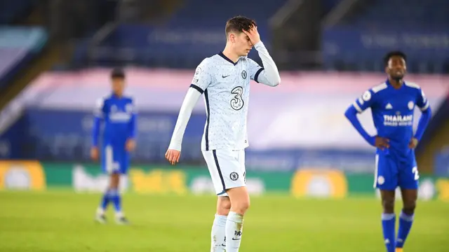 FOTO: Ragam Reaksi Pemain Chelsea Usai Ditaklukkan Leicester City