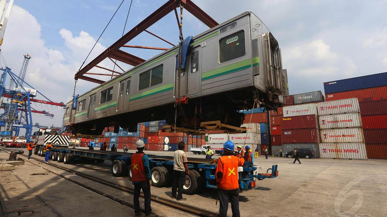 40 Unit Gerbong KRL dari Jepang Datang Lagi
