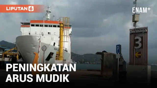 VIDEO: Arus Mudik Lebaran Jumlah Penumpang Meningkat,  64 Armada Kapal Dioperasikan di Merak dan Ciwandan