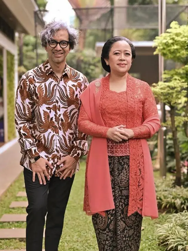 Puan Maharani Kenakan Kebaya Kutubaru Warna Terakota Karya Didiet Maulana di Sidang Tahunan 2022, Ini Maknanya