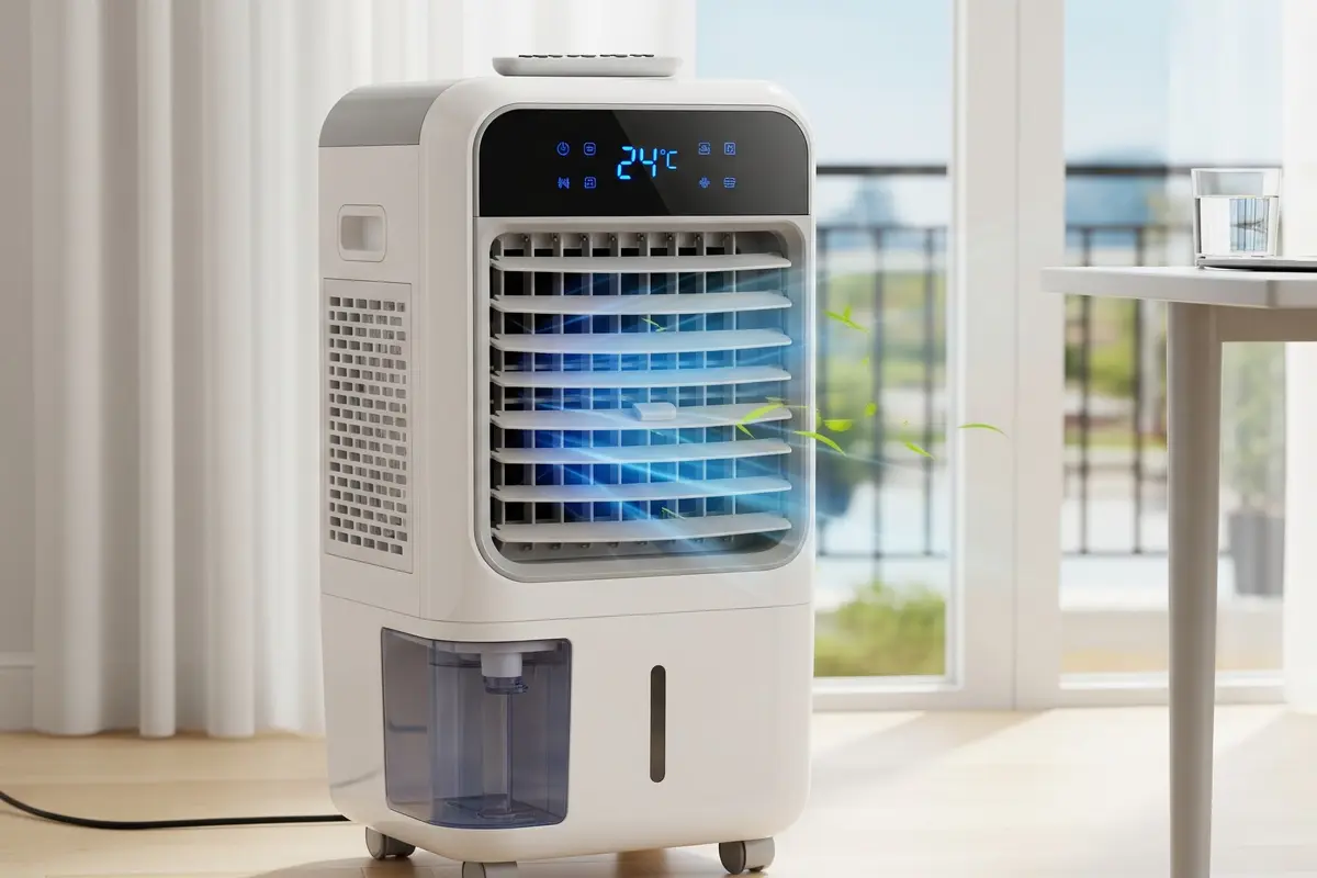 Membersihkan Body Luar Air Cooler