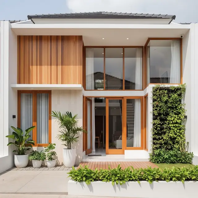 Model Fasad Rumah Kecil Tapi Terlihat Luas