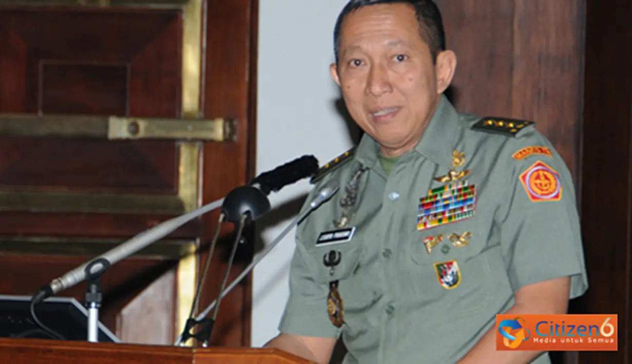 Citizen6, Cilangkap: Menurut Kasum TNI, mengharuskan terlaksananya Pemberlakuan sistem jaminan kesehatan nasional tersebut akan mempengaruhi sistem pelayanan kesehatan di lingkungan Kemhan dan TNI. (Pengirim: Badarudin Bakri)