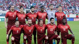 Ronaldo baru tampil kembali memperkuat timnas Portugal setelah absen dalam dua pertandingan uji coba sebelumnya, Rabu (11/6/2014) (Reuters/RAY STUBBLEBINE)