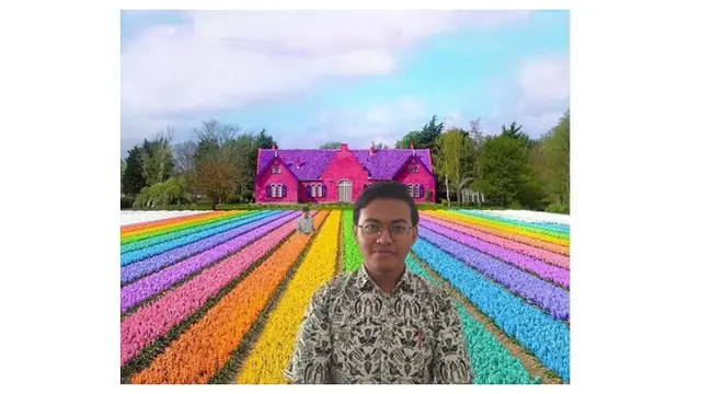 Minta Editkan Background Warna Warni, 6 Hasilnya Bikin Senyum Tipis