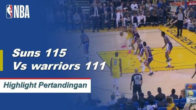 Devin Booker mendapat skor 37 saat matahari terbit kemenangan atas Warriors 115-111.