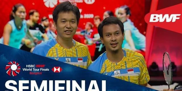 VIDEO: Mohammad Ahsan / Hendra Setiawan Lolos ke Final BWF World Tour Finals 2020 Usai Kalahkan Wakil Korea Selatan