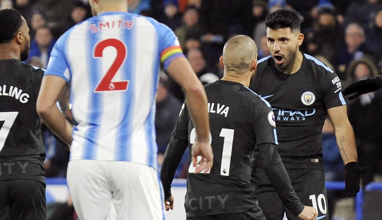 3. Sergio Aguero (Manchester City) - 9 Gol (3 Penalti). (AP/Rui Vieira)
