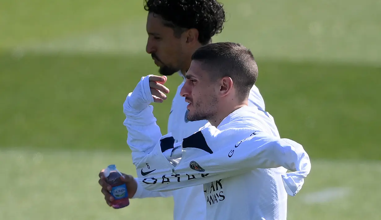 PSG saat ini memiliki keunggulan delapan poin di puncak. (Photo by FRANCK FIFE / AFP)