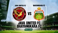 Ilustrasi Java United Vs Bhayangkara FC, BRI Super League. (Bola.com/AI)