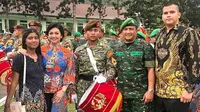 Momen Pensiun Suami Bella Saphira dari TNI (sumber: instagram/bellasaphiraofficial)