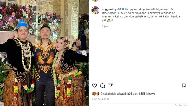 Angga Wijaya (Foto: Instagram/@anggawijaya88)