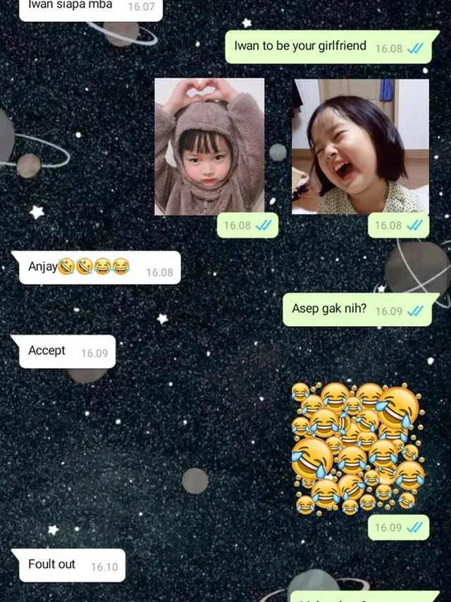 Chat Gombalan Warganet