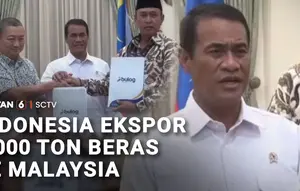 Indonesia Ekspor 1.000 Ton Beras ke Malaysia