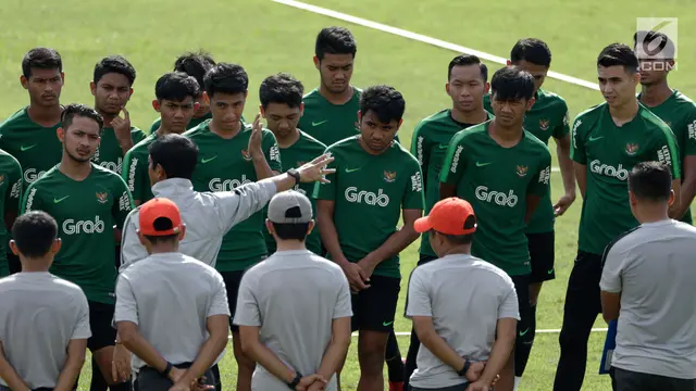 Latihan Timnas U-22, Indra Sjafri Matangkan Ball Possession