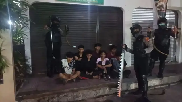 Sejumlah remaja diamankan saat hendak tawuran di Cimanggis, Depok