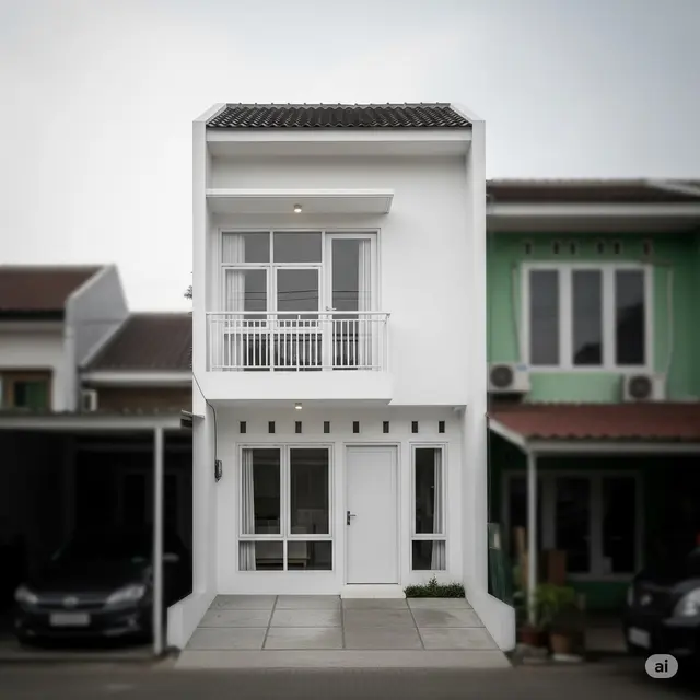 Desain Rumah Sederhana Jakarta. Foto: Gemini