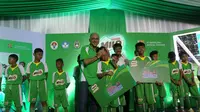 Presiden Direktur PT Nestle Indonesia, Dharnesh Gordhon, berharap program MILO Football Championship bisa mencetak pemain-pemain masa depan yang bisa tampil di Piala Dunia. (dok. MILO)