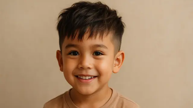 Model Rambut Poni Anak Laki-Laki ala Korea