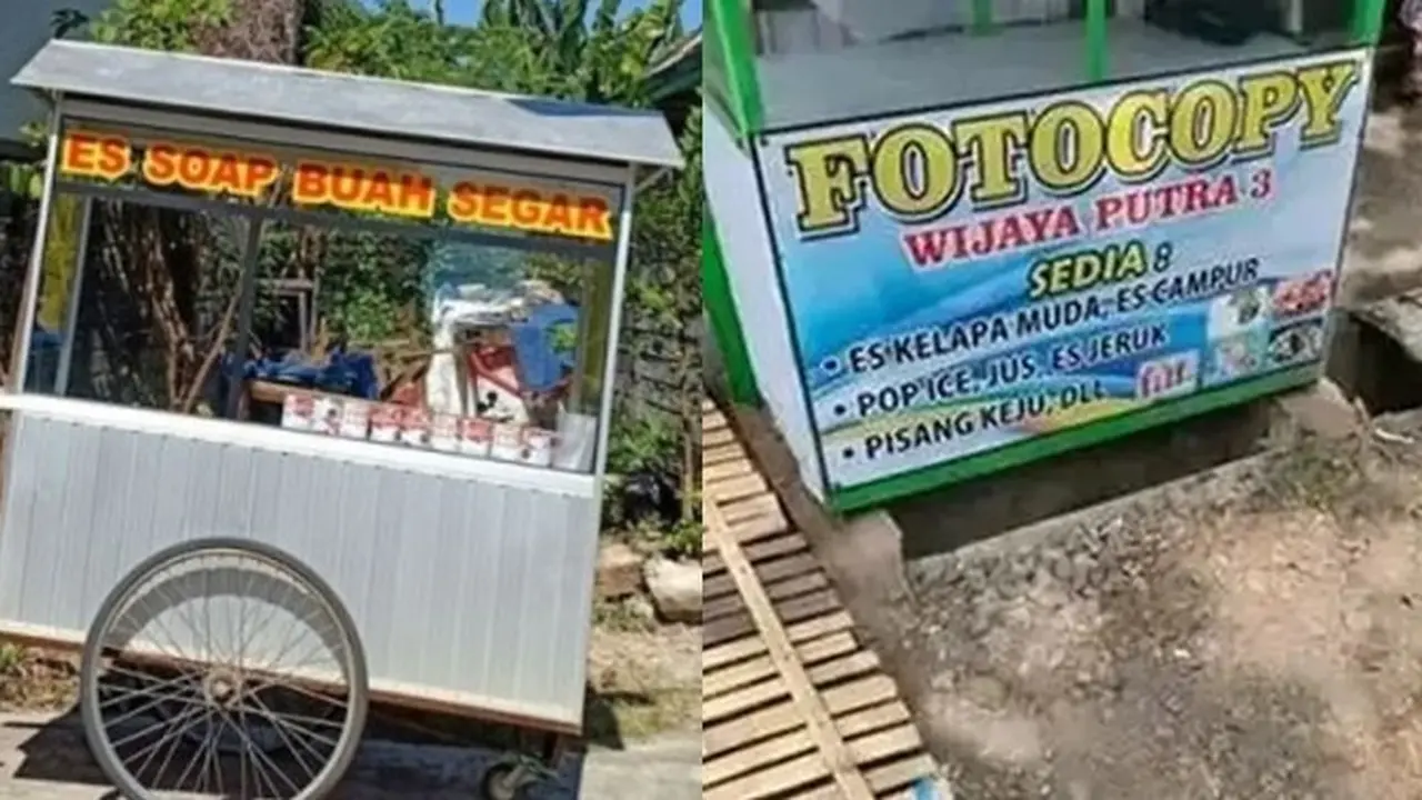 6 Cara Promosi Penjual Es Campur Ini Nyeleneh, Bikin Ngakak