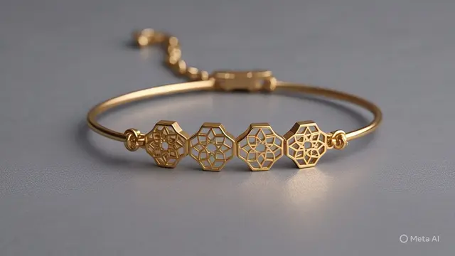 1. Gelang Geometris Minimalis