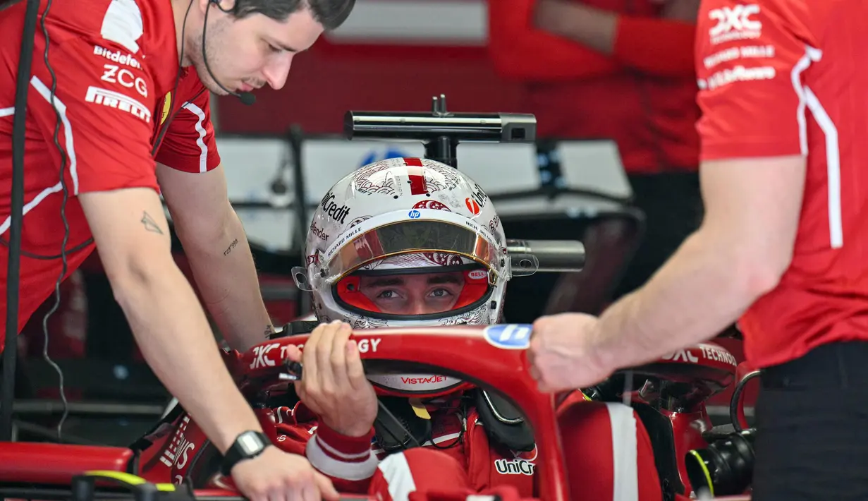 Formula 1 atau F1 akan kembali menggelar seri kedua di musim 2025 yang akan berlangsung di Sirkuit Internasional Shanghai pada Jumat (21/3/2025) hingga Minggu (23/3/2025). (HECTOR RETAMAL/AFP)