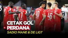 Berita Video, Momen-momen Saat Sadio Mane dan Matthijs de Ligt Jalani Debut Bersama Bayern Munchen pada Kamis (21/7/2022)