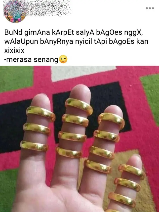 6 Status Facebook Emak-Emak Pamer Emas Ini Bikin Geleng-Geleng