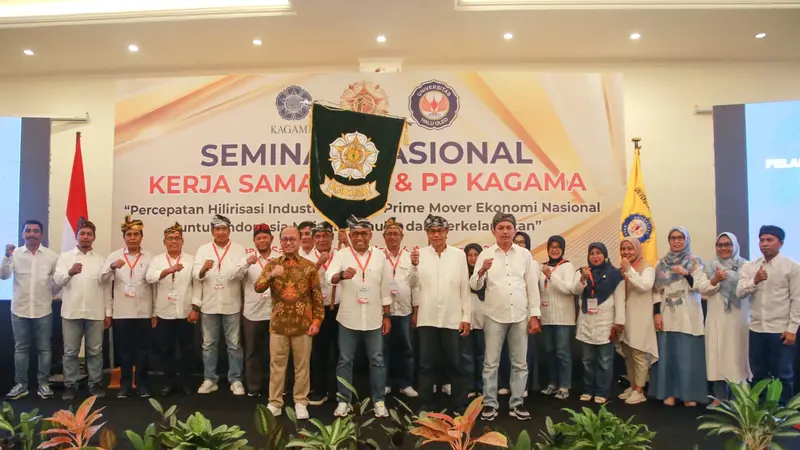 Pelantikan pengurus Kagama Sulawesi Tenggara, Kendari dan Buton di Same Hotel Kendari, Jumat (4/8/2023). (Liputan6.com/dok Kagama)